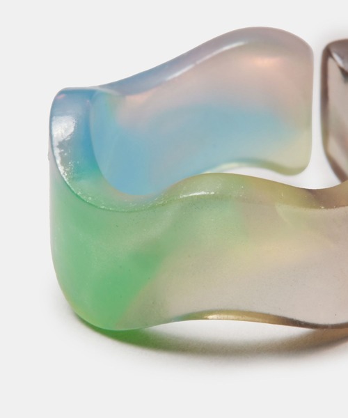 FOREVER 21（フォーエバー トゥエンティーワン）の「マーブルリング（リング・レディース・オレンジ/ブラウン/ホワイト系その他/その他・FREE）」の12枚目の写真