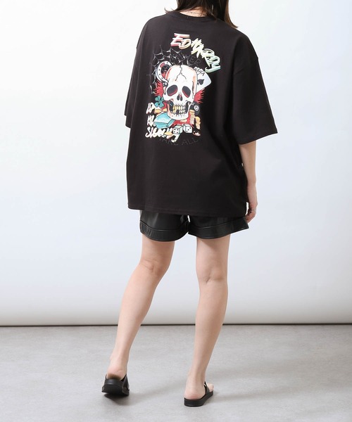 Ed Hardy スカルプリント 半袖Tシャツ M Ed Hardy（エドハーディー）の「【Ed Hardy】 SKULL PRINT TEE/スカル