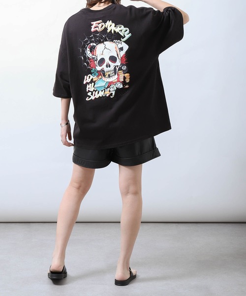 Ed Hardy（エドハーディー）の「【Ed Hardy】 SKULL PRINT TEE/スカル