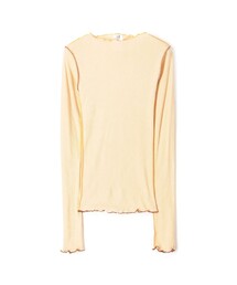 BASE RANGE VEIN LONG SLEEV コットンリブ ロングスリーブトップス