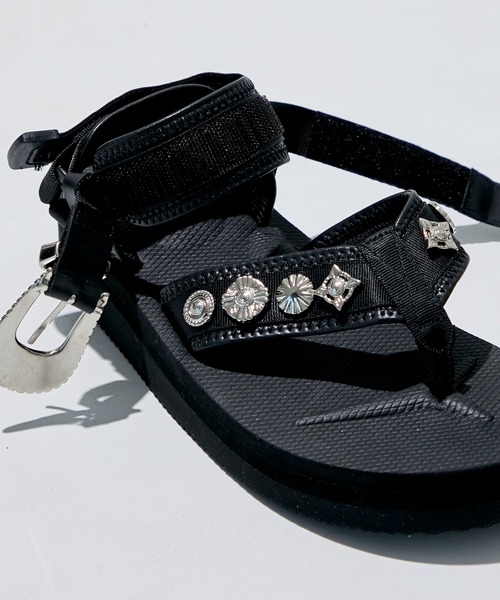 TOGA（トーガ）の「【TOGA×SUICOKE/トーガ×スイコック】TONO/トングサンダル（サンダル・レディース・ブラック/ベージュ・23cm/24cm/25cm）」の5枚目の写真