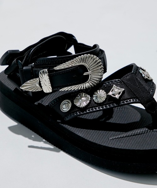 TOGA（トーガ）の「【TOGA×SUICOKE/トーガ×スイコック】TONO/トングサンダル（サンダル・レディース・ブラック/ベージュ・23cm/24cm/25cm）」の3枚目の写真