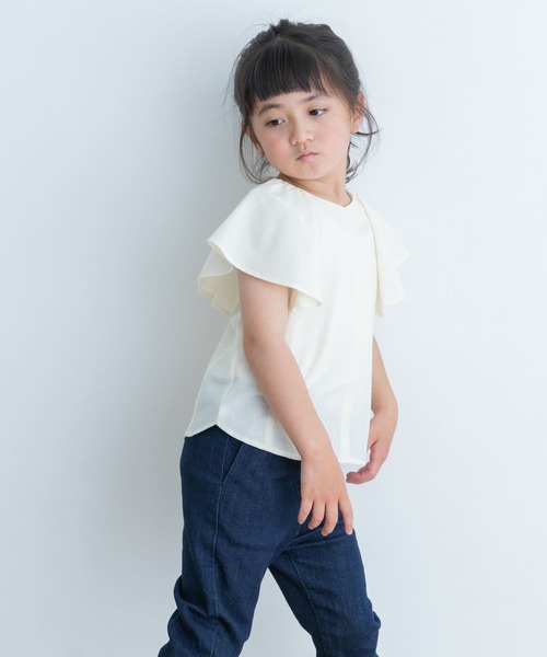 URBAN RESEARCH DOORS（アーバンリサーチドアーズ）の「2WAYフリルブラウス(KIDS)（シャツ/ブラウス・キッズ・ラベンダー/アイボリー・105/120/135）」の11枚目の写真