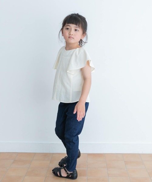 URBAN RESEARCH DOORS（アーバンリサーチドアーズ）の「2WAYフリルブラウス(KIDS)（シャツ/ブラウス・キッズ・ラベンダー/アイボリー・105/120/135）」の13枚目の写真