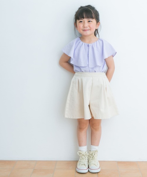 URBAN RESEARCH DOORS（アーバンリサーチドアーズ）の「2WAYフリルブラウス(KIDS)（シャツ/ブラウス・キッズ・ラベンダー/アイボリー・105/120/135）」の17枚目の写真