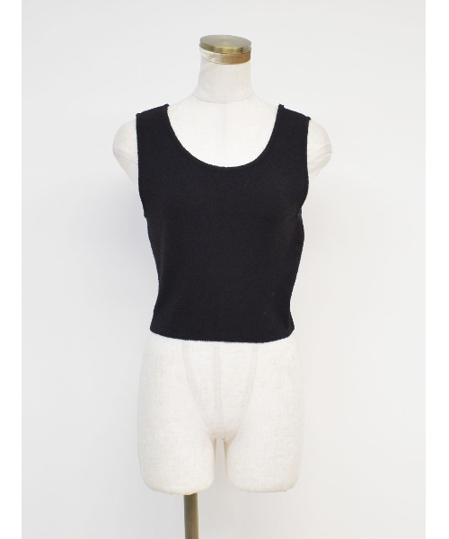 Reurie'(レウリィ)の「パイルタンクトップ/pile tank top(タンクトップ・レディース・アイボリー/ブラック・FREE)」の6枚目の写真