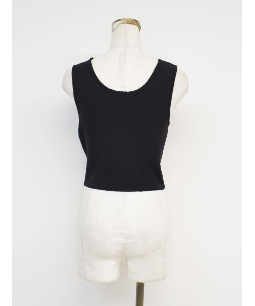 Reurie'(レウリィ)の「パイルタンクトップ/pile tank top(タンクトップ・レディース・アイボリー/ブラック・FREE)」の13枚目の写真