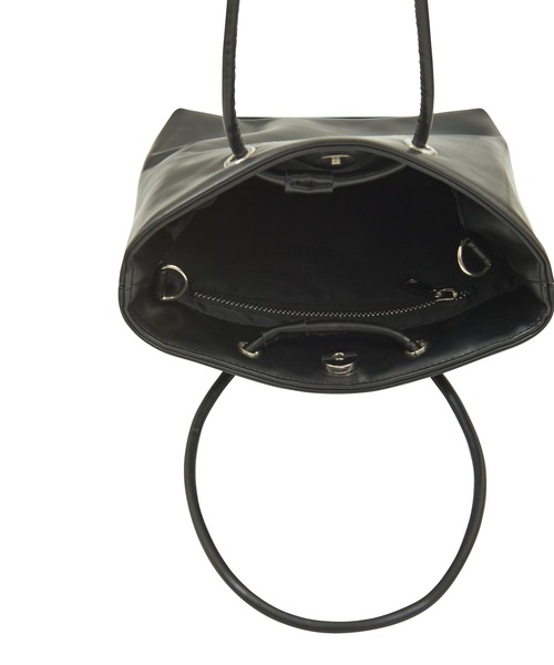 PUNYUS（プニュズ）の「ショッパー型ショルダーバッグ（ショルダーバッグ・レディース・ピンク/ブラック/シルバー・FREE）」の10枚目の写真