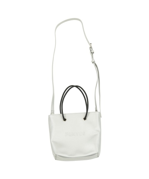 PUNYUS（プニュズ）の「ショッパー型ショルダーバッグ（ショルダーバッグ・レディース・ピンク/ブラック/シルバー・FREE）」の14枚目の写真