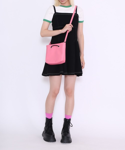 PUNYUS（プニュズ）の「ショッパー型ショルダーバッグ（ショルダーバッグ・レディース・ピンク/ブラック/シルバー・FREE）」の18枚目の写真