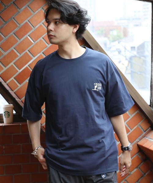 Toucan Surfing(トゥーカンサーフィン)の「ToucanSurfing プリント半袖Tシャツ(Tシャツ/カットソー・メンズ・ホワイト/グリーン/チャコール/ネイビー・MEDIUM/X-LARGE/LARGE)」の4枚目の写真