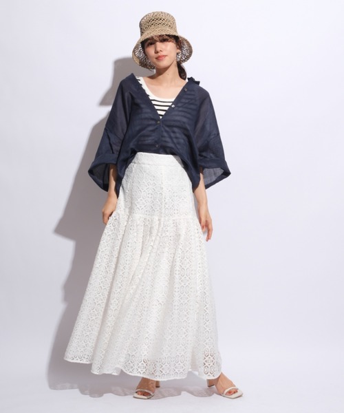 Mystrada（マイストラーダ）の「ティアードレーススカート（スカート  