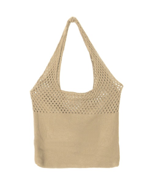 Julia Boutique(ジュリアブティック)の「クロシェニットトートバッグ/L00025(トートバッグ・レディース・ブラック/ベージュ/ブラウン・ONE)」の9枚目の写真