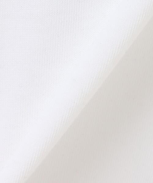 INGNI(イング)の「裾ドロスト胸ロゴ袖ラインリンガーTシャツ(Tシャツ/カットソー・レディース・ブラック/ブルー/オフホワイト・M)」の7枚目の写真