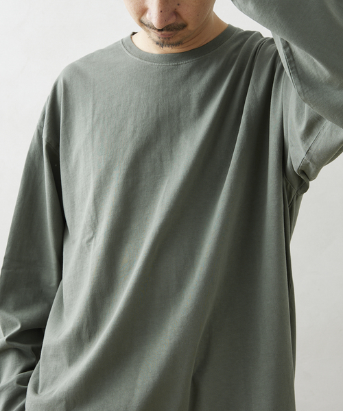 JOURNAL STANDARD relume(ジャーナルスタンダード レリューム)の「レイヤードロングスリーブTシャツ(Tシャツ/カットソー・メンズ・ブラック系その他/カーキ/ホワイト/ベージュ系その他・SMALL/MEDIUM/LARGE)」の11枚目の写真