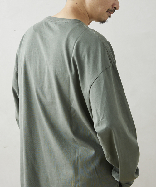 JOURNAL STANDARD relume(ジャーナルスタンダード レリューム)の「レイヤードロングスリーブTシャツ(Tシャツ/カットソー・メンズ・ブラック系その他/カーキ/ホワイト/ベージュ系その他・SMALL/MEDIUM/LARGE)」の12枚目の写真