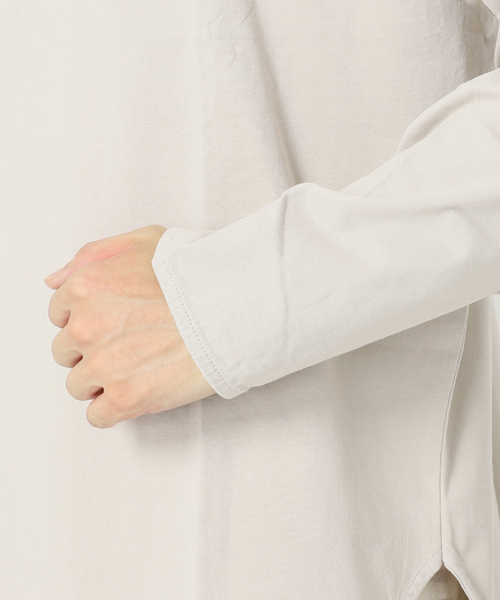 JOURNAL STANDARD relume(ジャーナルスタンダード レリューム)の「レイヤードロングスリーブTシャツ(Tシャツ/カットソー・メンズ・ブラック系その他/カーキ/ホワイト/ベージュ系その他・SMALL/MEDIUM/LARGE)」の21枚目の写真