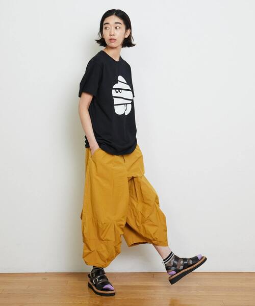 FRAPBOIS PARK（フラボアパーク）の「パークマークT（Tシャツ/カットソー・レディース・ホワイト/ブラック/ブラウン/レッド/グリーン・1/2）」の20枚目の写真