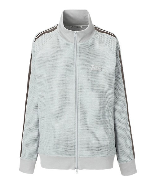 Onitsuka Tiger（オニツカタイガー）の「【5/8LINEリストと上代差異ありのため非表示、在庫無し/矢倉】TRACK TOP / トラックトップ（ブルゾン・レディース・グレー/ベージュ・M/S/L/XS/XL）」の2枚目の写真