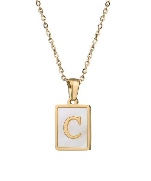 ABBEY MARKET(アビーマーケット)の「サージカルステンレス製 イニシャルネックレス(ネックレス・レディース・Q/T/R/O/S/P/A/D/B/M/X/U/H/E/Y/J/F/G/N/C/I/W/L/Z/V/K・FREE)」の4枚目の写真