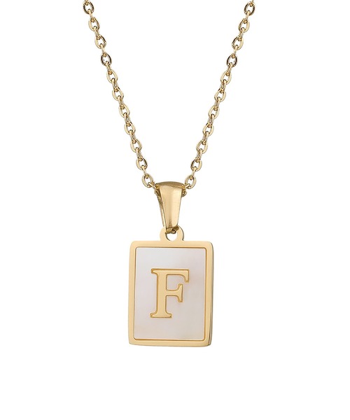 ABBEY MARKET(アビーマーケット)の「サージカルステンレス製 イニシャルネックレス(ネックレス・レディース・Q/T/R/O/S/P/A/D/B/M/X/U/H/E/Y/J/F/G/N/C/I/W/L/Z/V/K・FREE)」の6枚目の写真