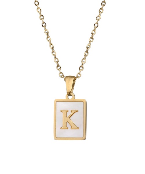 ABBEY MARKET(アビーマーケット)の「サージカルステンレス製 イニシャルネックレス(ネックレス・レディース・Q/T/R/O/S/P/A/D/B/M/X/U/H/E/Y/J/F/G/N/C/I/W/L/Z/V/K・FREE)」の11枚目の写真