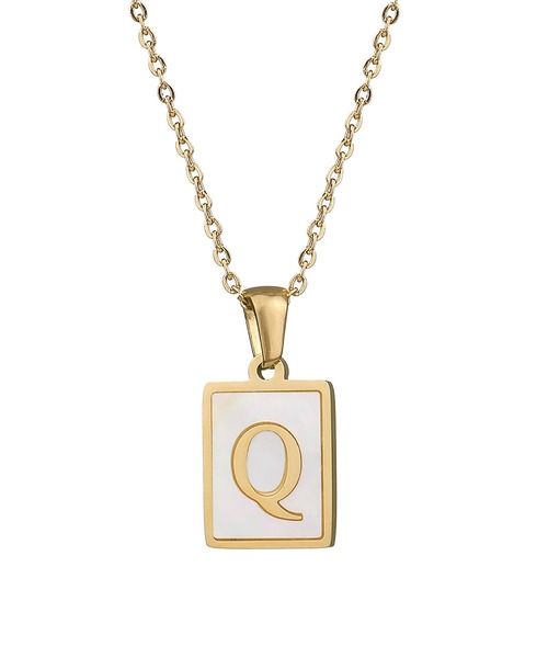 ABBEY MARKET(アビーマーケット)の「サージカルステンレス製 イニシャルネックレス(ネックレス・レディース・Q/T/R/O/S/P/A/D/B/M/X/U/H/E/Y/J/F/G/N/C/I/W/L/Z/V/K・FREE)」の17枚目の写真