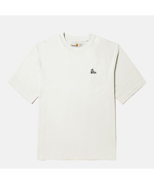Timberland(ティンバーランド)の「オールジェンダー 半袖 ヘビーウェイト ブーツ バッジ Tシャツ(Tシャツ/カットソー・メンズ・グリーン系その他/ダークブルー/ホワイト系その他・LARGE/MEDIUM/SMALL/X-LARGE/X-SMALL/XX-LARGE)」の2枚目の写真