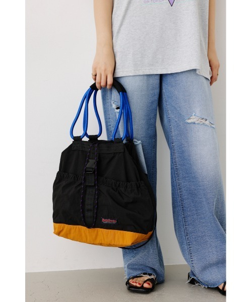 RODEO CROWNS WIDE BOWL(ロデオクラウンズワイドボウル)の「NYLON COLOR 2WAY BAG(ショルダーバッグ・レディース・ブラック/オレンジ/ホワイト・FREE)」の7枚目の写真