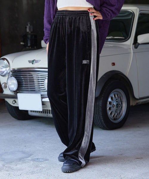 PBLIM（ページボーイリム）の「PBLIM/ベロアラインパンツ（その他パンツ・レディース・ブラック/ブラウン/グリーン・MEDIUM/LARGE）」の9枚目の写真