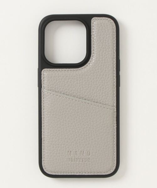NANO universe（ナノユニバース）の「iPhone15 iPhone15Pro ナノユニバース [シンプルロゴ背面]（スマホケース/カバー・レディース・グレー/ベージュ/ブラック/ブラウン・iPhone 15 Pro/iPhone 15）」の12枚目の写真