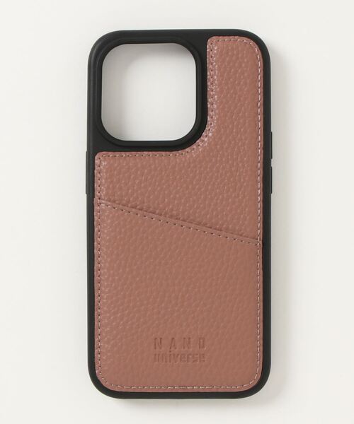 NANO universe（ナノユニバース）の「iPhone15 iPhone15Pro ナノユニバース [シンプルロゴ背面]（スマホケース/カバー・レディース・グレー/ベージュ/ブラック/ブラウン・iPhone 15 Pro/iPhone 15）」の13枚目の写真