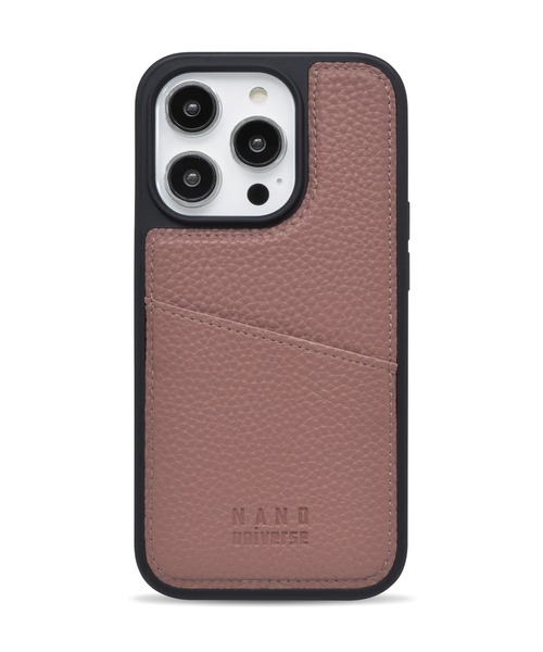 NANO universe（ナノユニバース）の「iPhone15 iPhone15Pro ナノユニバース [シンプルロゴ背面]（スマホケース/カバー・レディース・グレー/ベージュ/ブラック/ブラウン・iPhone 15 Pro/iPhone 15）」の5枚目の写真