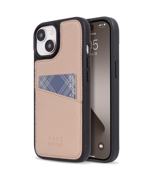 NANO universe（ナノユニバース）の「iPhone15 iPhone15Pro ナノユニバース [シンプルロゴ背面]（スマホケース/カバー・レディース・グレー/ベージュ/ブラック/ブラウン・iPhone 15 Pro/iPhone 15）」の8枚目の写真