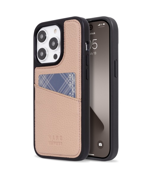 NANO universe（ナノユニバース）の「iPhone15 iPhone15Pro ナノユニバース [シンプルロゴ背面]（スマホケース/カバー・レディース・グレー/ベージュ/ブラック/ブラウン・iPhone 15 Pro/iPhone 15）」の10枚目の写真