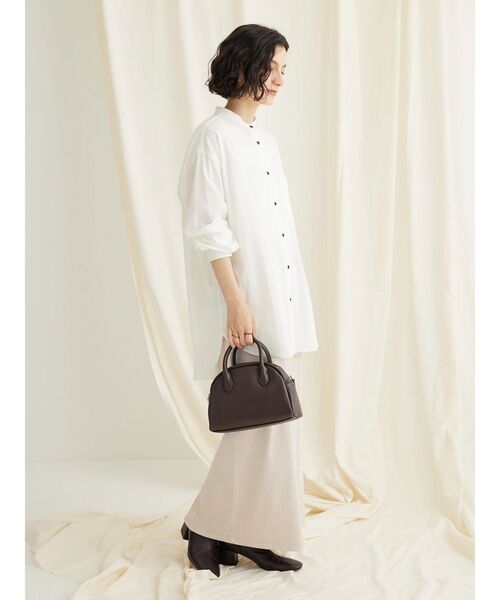 CRAFT STANDARD BOUTIQUE(クラフトスタンダードブティック)の「リブロングスカート(スカート・レディース・グレイッシュベージュ/ブラック/テラコッタ・L/M)」の20枚目の写真