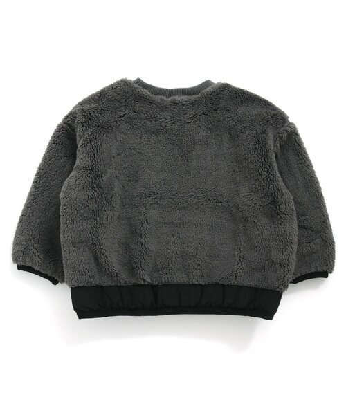 F.O.KIDS（エフオーキッズ）の「ボアプルオーバー（スウェット・キッズ・ブラウン/グレー/カーキ/アイボリー・80/90/130/150/95/110/120/140/100）」の9枚目の写真