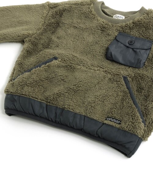 F.O.KIDS（エフオーキッズ）の「ボアプルオーバー（スウェット・キッズ・ブラウン/グレー/カーキ/アイボリー・80/90/130/150/95/110/120/140/100）」の15枚目の写真