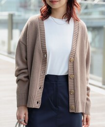 B:MING by BEAMS / ロングスリーブTシャツ × ニットカーディガン セット