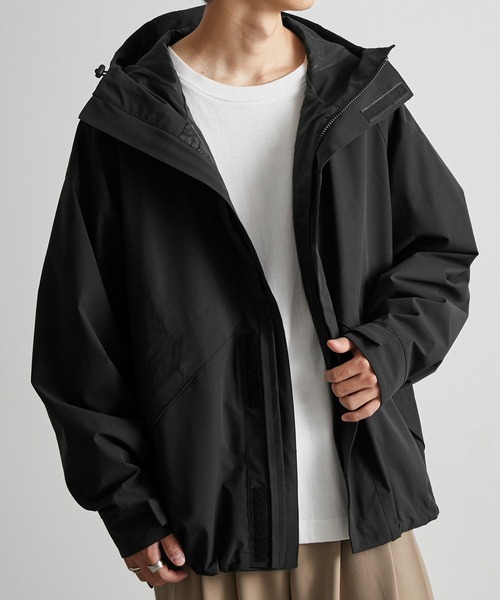 EVILACT ブラック マウンテンパーカー M 防風 セール】Tech mountain parka / テックマウンテンパーカー