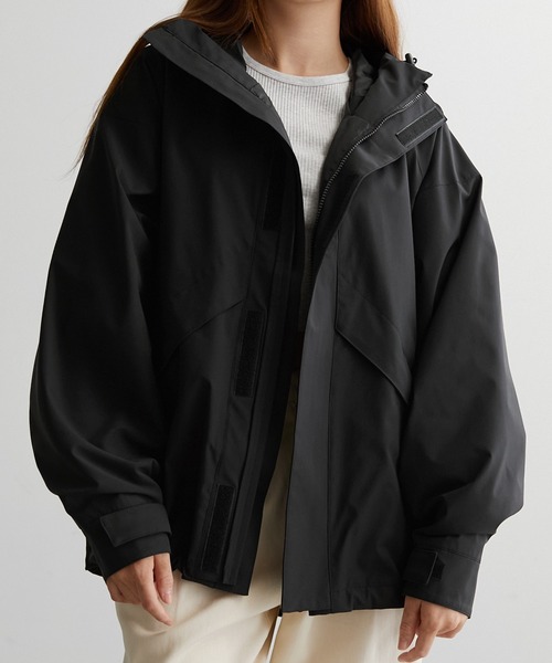 EVILACT ブラック マウンテンパーカー M 防風 セール】Tech mountain parka / テックマウンテンパーカー