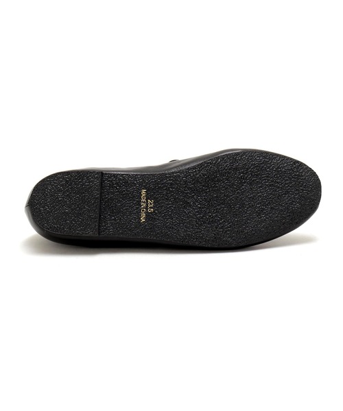 SOROTTO（ソロット）の「ふかふかインソール/リボン付きスリットデザインのぺたんこフラットシューズ（パンプス・レディース・アイボリー/グレー/ライトブラウン/ブラック・23.5cm/23.0cm/22.5cm/22.0cm/25.0cm/24.0cm/24.5cm）」の19枚目の写真