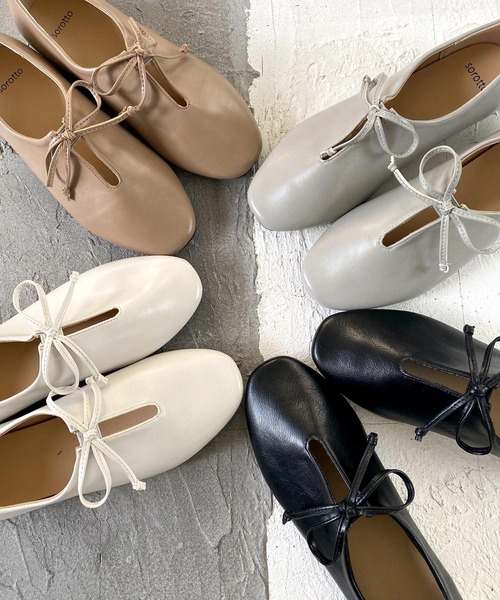 SOROTTO（ソロット）の「ふかふかインソール/リボン付きスリット