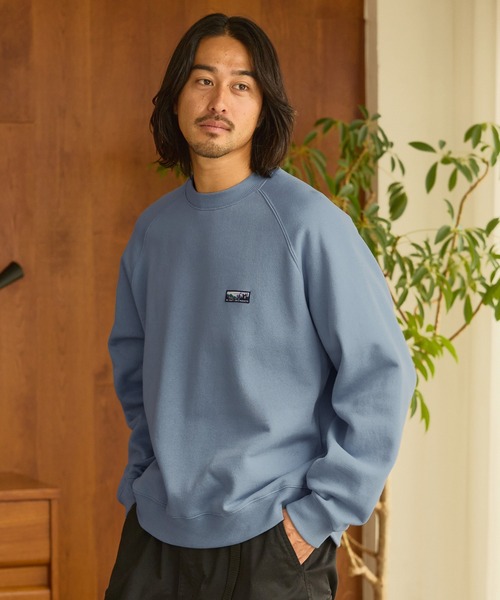 THE CRAFT CREW PRODUCTS（ザクラフトクループロダクツ）の「ヘビーウェイトファンクショナルUSAコットン ビッグシルエット ラグランスリーブクルーネックスウェット【THE CRAFT CREW PRODUCTS】（スウェット・メンズ・アイボリー/ブラック/グレイッシュベージュ/カーキ/ダークブラウン/レッド/ネイビー/グレー/グレー系/ブラック系/スミクロ/モカ/ブラック系1/ホワイト/グレイッシュブルー/オートミール/モスグリーン/ブラック系その他・S/M/L）」の17枚目の写真