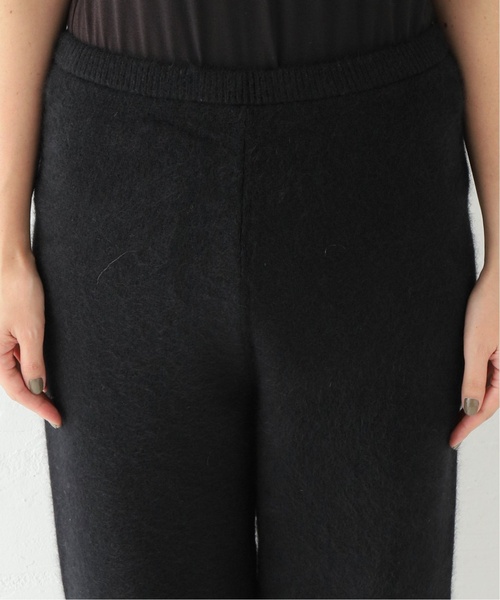 【新品未使用】enrica/エンリカ ラクーンミックス ニットパンツ モカ enrica パンツ 「enrica/エンリカ」ニットパンツ レディース