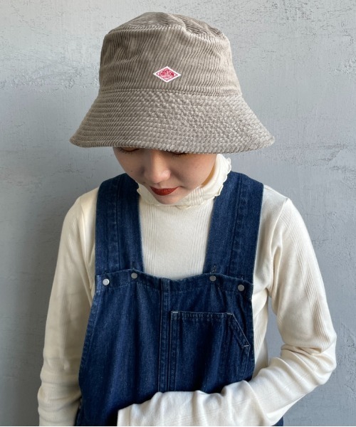 DANTON（ダントン）の「[DANTON/ダントン] コーデュロイバケットハット（ハット・レディース・ブラック/グレイッシュベージュ/グレー・F）」の3枚目の写真