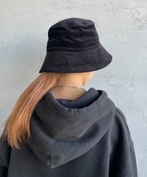 DANTON（ダントン）の「[DANTON/ダントン] コーデュロイバケットハット（ハット・レディース・ブラック/グレイッシュベージュ/グレー・F）」の8枚目の写真