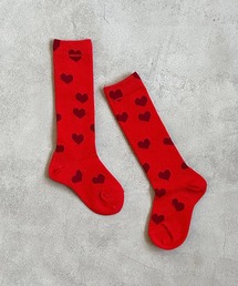 ハイソックス/heart（14～18cm）