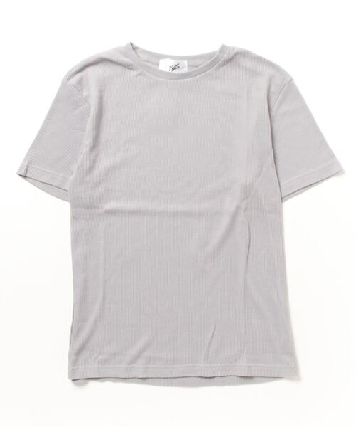 Bling Leads（ブリングリーズ）の「【Bling leads】サーマル半袖クルーネックTシャツ（Tシャツ/カットソー・メンズ・グレー/ホワイト/ピンク/ブラック/カーキ/サックスブルー/ネイビー・X-LARGE/MEDIUM/LARGE）」の3枚目の写真