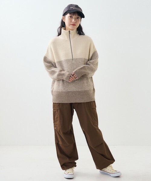 本日のみ値下げ美品アーペーセー　フリークスストア別注　ハーフジップ 本日のみ値下げ美品アーペーセー フリークスストア別注 ハーフ